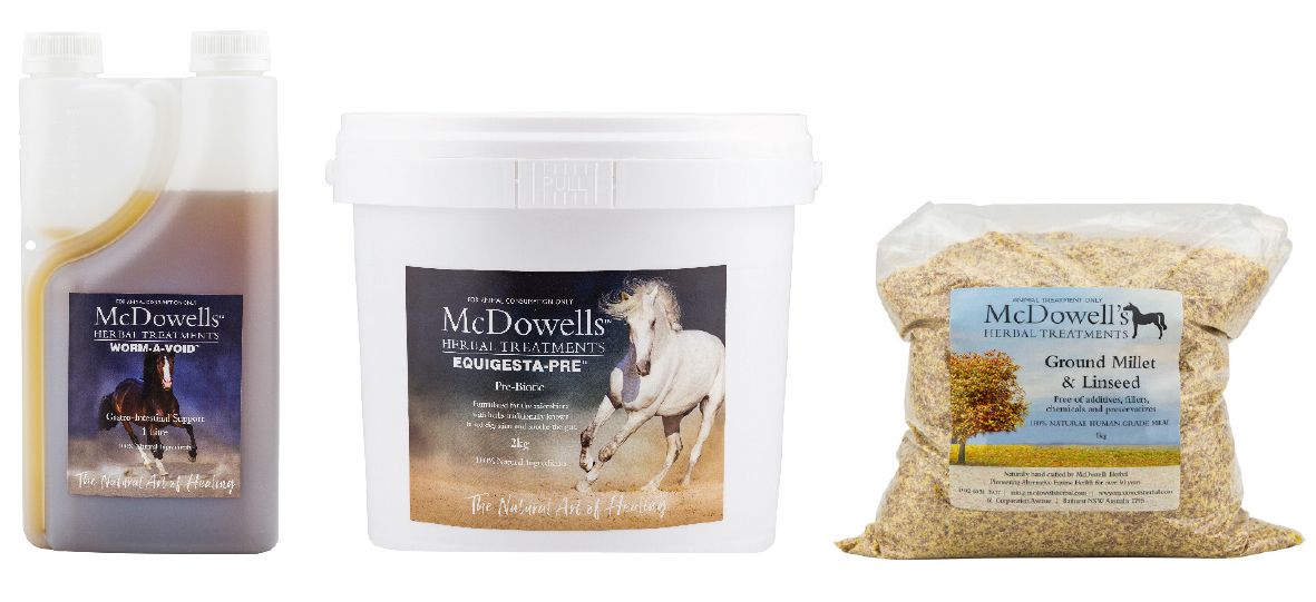 Managing intestinal worms in your horse using herbs McDowell's Herbal